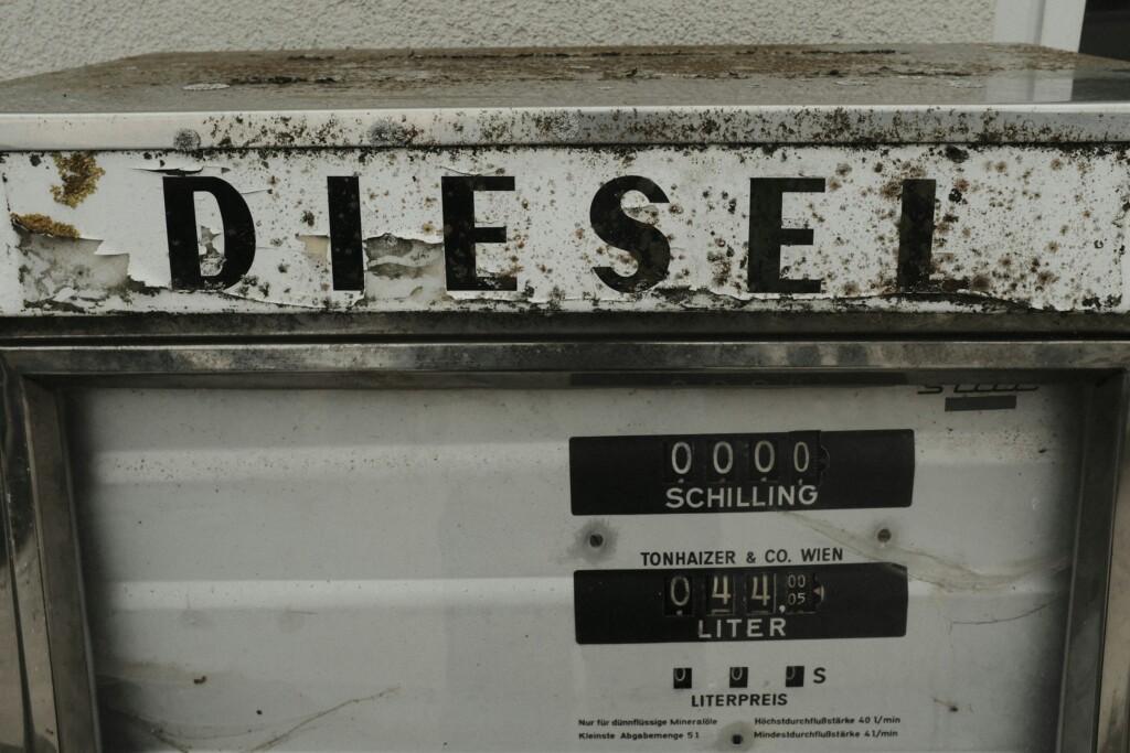 old diesel sign